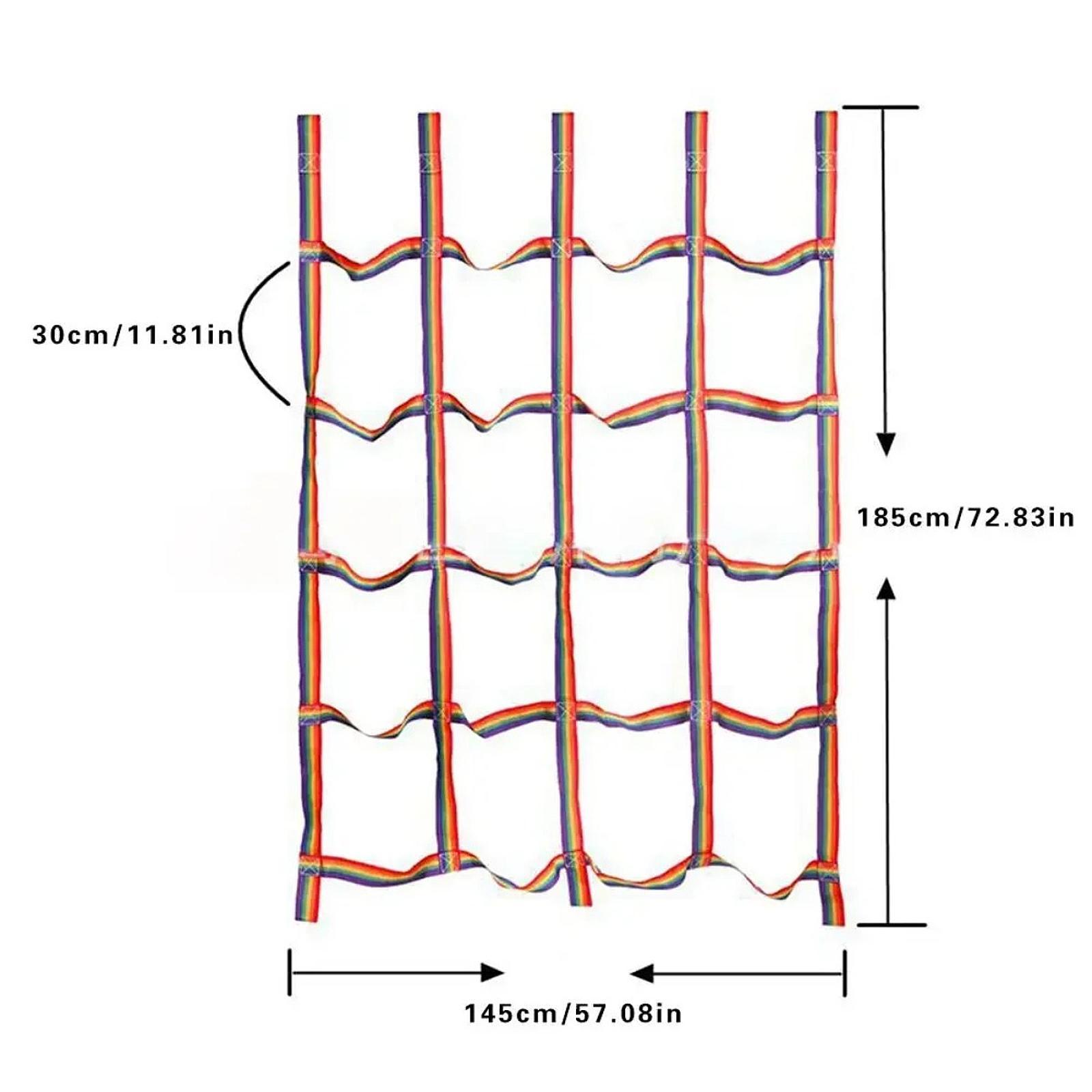 Kids Climbing Net Rainbow Rope - Rope Climb ulasan dan harga