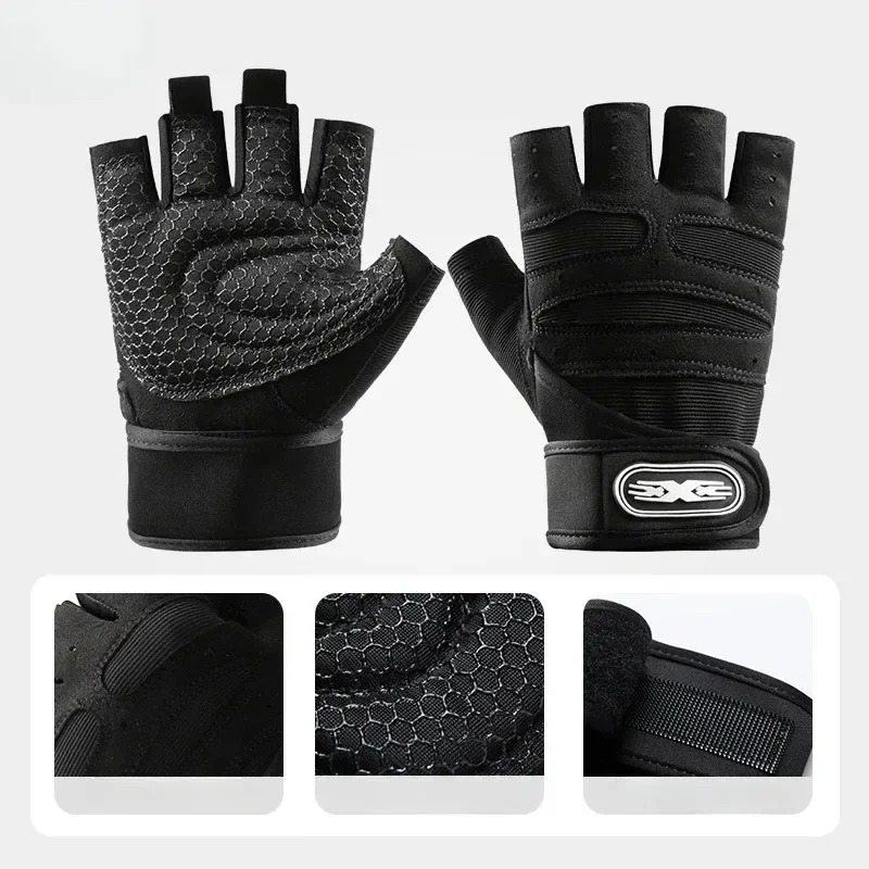 Men Women Fingerless Workout G - Weightlifting Gloves ulasan dan harga