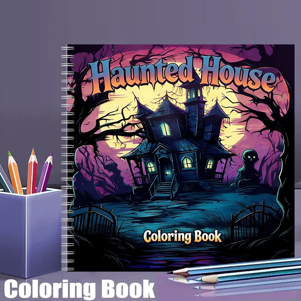 Haunted House Coloring Book fo - Chalk Bag ulasan dan harga