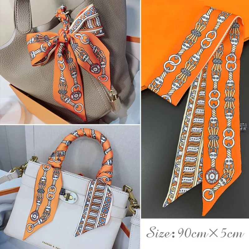 Fashion Skinny Silk Scarf for  - Wrist Wraps ulasan dan harga