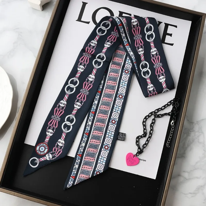 Fashion Skinny Silk Scarf for  - Wrist Wraps ulasan dan harga