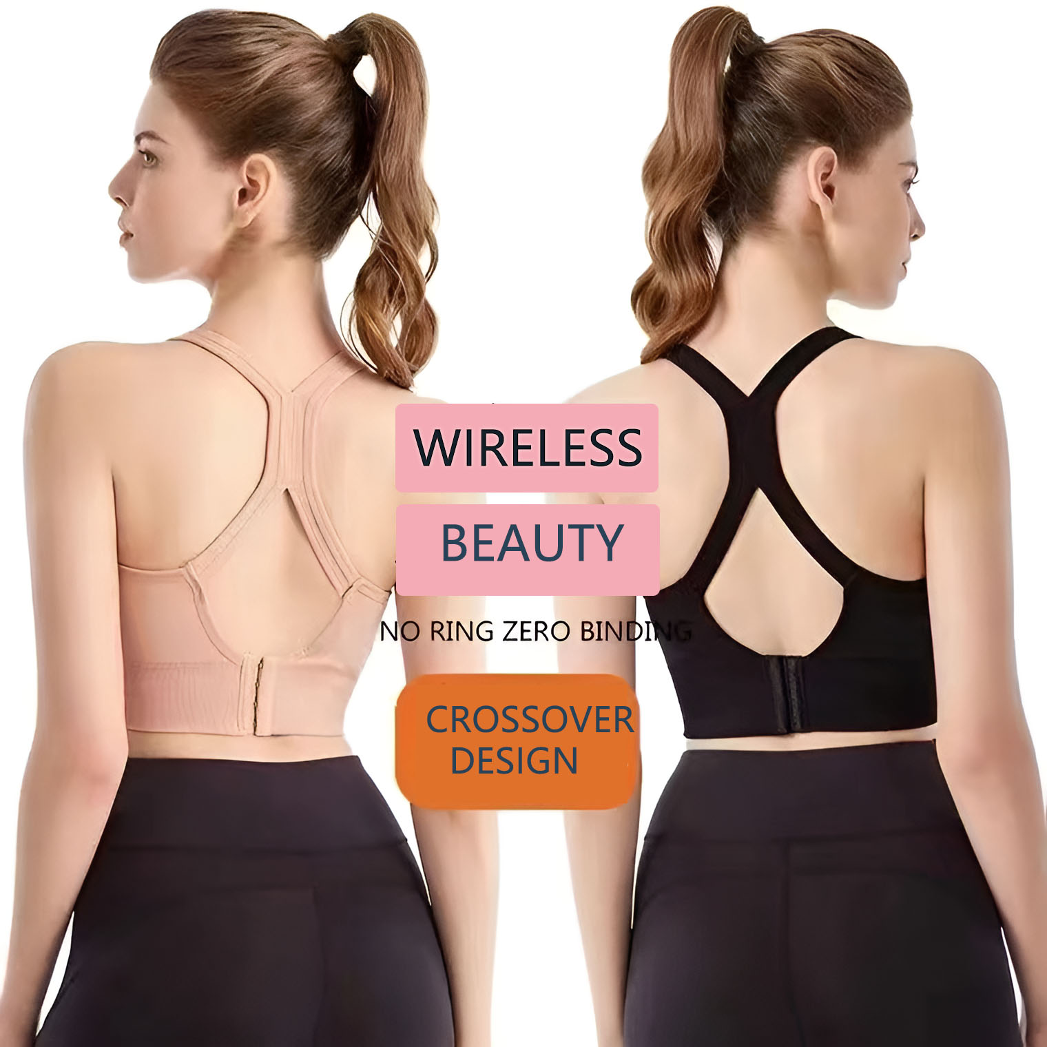 Women's Cross Back Sports Bra  - Gymnastic Ring ulasan dan harga